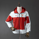 Seville Windbreaker - Red &amp; White S-XXL