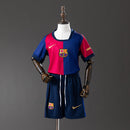 Barcelona 24/25 Home kids kit Jersey SIZE 16-28