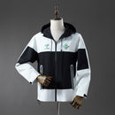 Real Betis Windbreaker - Black &amp; White S-XXL