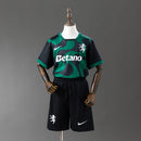 Sporting Lisbon 25/26 Kids Kit Alternative Jersey Black Size：16-28