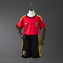 Belgium 2026 Home Kids Kit Jersey Size 16-28