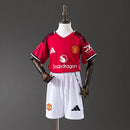 M-U 24/25 Home kids kit Jersey SIZE16-28