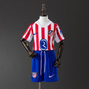 Atletico Madrid 25/26 Home kids kit Jersey SIZE 16-28