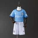 Manchester City 24/25 Home kids kit Jersey SZIE 16-28