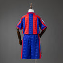 Barcelona 96/97 Home Retro Kids Kit Jersey Size 16-28