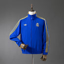 Real Madrid Reversible Jacket Windbreaker - Blue &amp; Yellow S-XXL