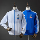 Colo Colo Reversible Jacket Windbreaker - White &amp; Blue S-XXL