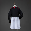 M-U 07/08 Away Retro Long Sleeve Kids Kit Jersey SIZE 16-28