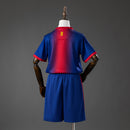 Barcelona 12/13 Home Retro Kids Kit Jersey Size 16-28