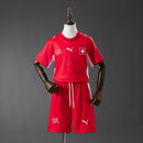 Switzerland 2026 Home Kids Kit Jersey Size 16-28