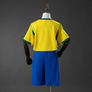 Brazil 2026 Home Kids Kit Jersey Size 16-28