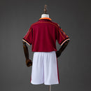 Roma 98/99 Home Retro Kids Kit Jersey Size 16-28