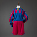 Barcelona 05/06 Home (UEFA Champions League) Retro Long Sleeve Kids Kit Jersey SIZE 16-28
