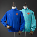 Chelsea Reversible Jacket Windbreaker - Blue &amp; Sky Blue S-XXL