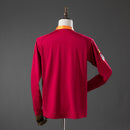 Roma 00/01 Home Long Sleeve Retro Jersey S-XXL