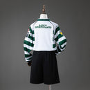 Sporting CP 01/02 Home Retro Long-Sleeve Kids Kit Jersey Size 16-28