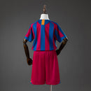 Barcelona 05/06 Home (League Edition) Retro Kids Kit Jersey SIZE 16-28
