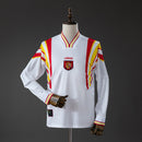 Spain 1996 Away Retro Long Sleeve Jersey S-XXL