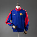 Barcelona Windbreaker - Deep Royal Blue &amp; Noble Red S-XXL