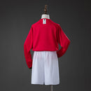 M-U 07/08 Home Retro Long Sleeve Kids Kit Jersey SIZE 16-28
