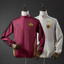 Roma Reversible Jacket Windbreaker - Red &amp; Beige S-XXL