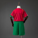 Portugal 2004 Home Retro Kids Kit Jersey Size 16-28