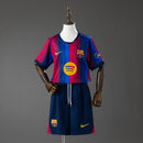 Barcelona 26/27 Home Kids Kit Jersey Size 16-28