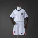 England 2026 Home Kids Kit Jersey Size 16-28