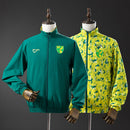 Norwich City Reversible Jacket Windbreaker - Blue &amp; Yellow S-XXL