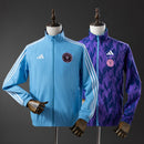 Inter Miami Reversible Anthem Jacket Windbreaker - Blue-Purple S-XXL