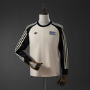 Oasis Tour Three-Striped Long-Sleeve T-Shirt - Beige S-XXL