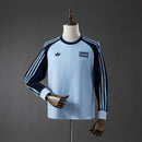 Oasis Tour Three-Striped Long-Sleeve T-Shirt - Sky Blue S-XXL