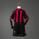 AC Milan 06/07 Home Retro Kids Kit Jersey Size 16-28
