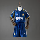 Real Madrid 98/00 Third Away Retro Kids Kit Jersey SIZE 16-28
