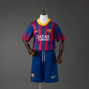 Barcelona 13/14 Home Retro Kids Kit Jersey Size 16-28