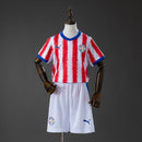 Paraguay 2026 Home Kids Kit Jersey Size 16-28