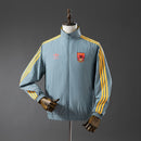 Arsenal Reversible Jacket Windbreaker - Yellow &amp; Grey S-XXL