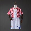 Croatia 2026 Home Kids Kit Jersey Size 16-28