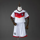 Germany 2014 Home Retro Kids Kit Jersey Size 16-28