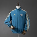 M-U Reversible Jacket Windbreaker - Blue&amp;Black S-XXL