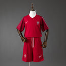 Portugal 16/17 Home Retro Kids Kit Jersey Size 16-28