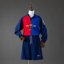 Barcelona 100th Anniversary Retro Long-Sleeve Kids Kit Jersey Size 16-28