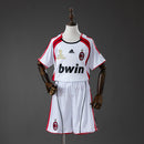 AC Milan 06/07 Away Retro Kids Kit Jersey Size 16-28