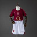 Arsenal 05/06 Home Retro Kids Kit Jersey Size 16-28