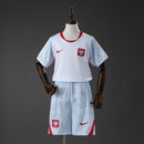 Poland 2026 Home Kids Kit Jersey Size 16-28