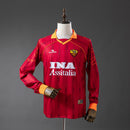 Roma 99/00 Home Long-Sleeve Retro Jersey S-XXL