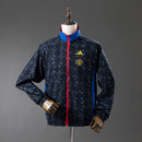 M-U Reversible Anthem Jacket Windbreaker - Black/Red S-XXL