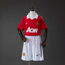 M-U 10/11 Home Retro Kids Kit Jersey SIZE 16-28