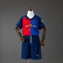 Barcelona 100th Anniversary Retro Kids Kit Jersey Size 16-28