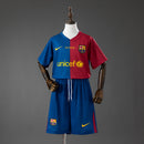 Barcelona 08/09 Home Retro Kids Kit Jersey Size 16-28